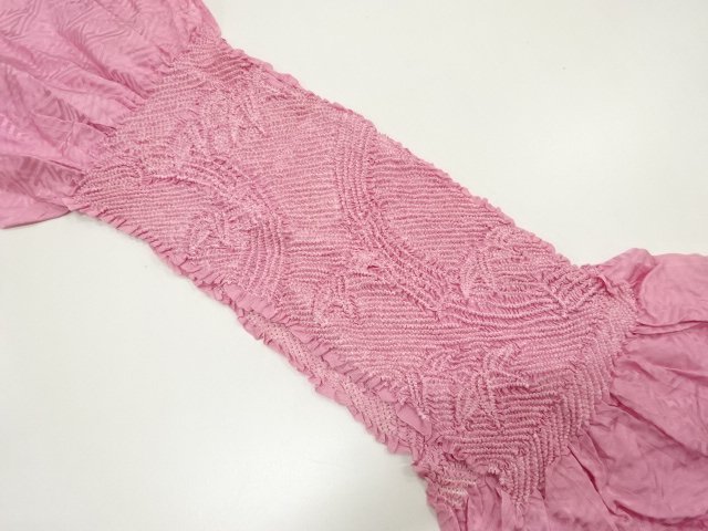 JAPANESE KIMONO / OBIAGE / SHIBORI / SILK